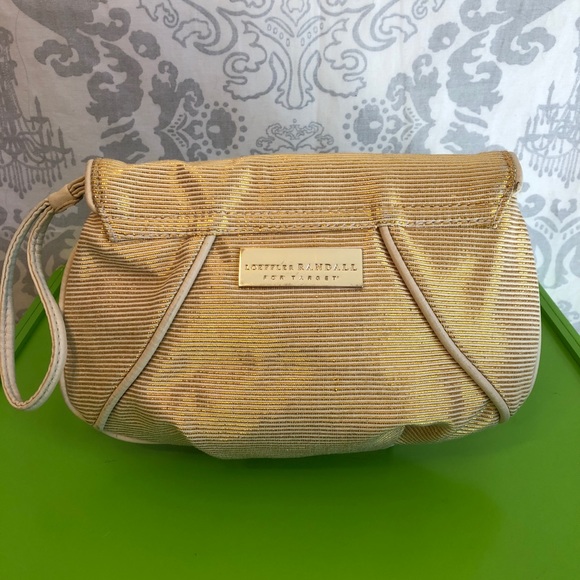Loeffler Randall for Target Gold and White Purse - Picture 4 of 9